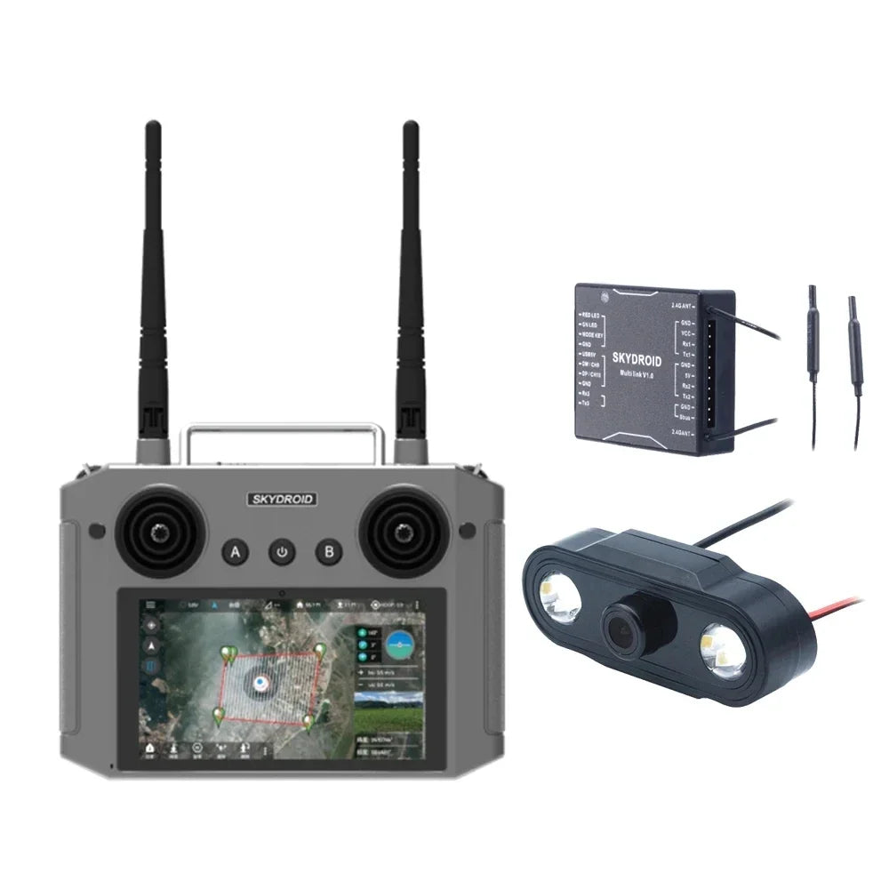 Skydroid H12 12-Channel 2.4GHz RC Transmitter — Snapdragon 625, 1080p Video, SDR, Multi-Platform - TheDroneFlight