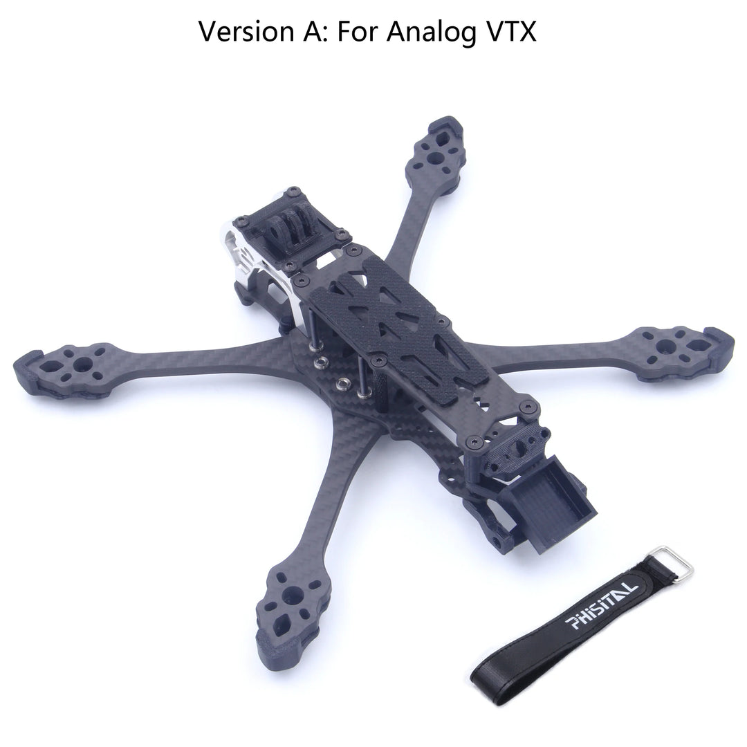 PhiSital Mark5 HD 225mm Carbon Fiber FPV Frame Kit 5inch for Digital O3 air RC Quadcopter FPV Racing Drone BN220 GPS DIY parts