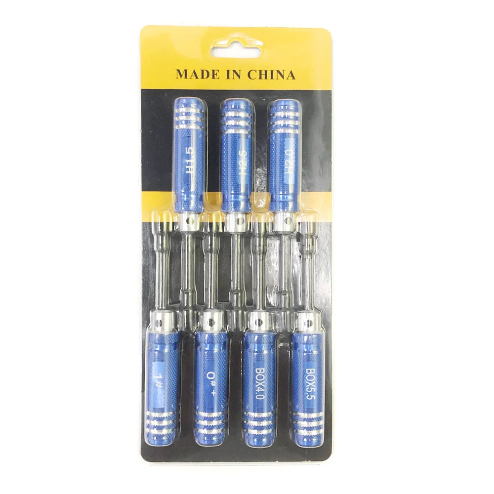 YSIDO 7Pcs 1.5 2.0 2.5mm Hex Screwdriver Tools Nut Wrench Kit for Wltoys Traxxas Axial RC Helicopter Car Aircraft FPV Drone