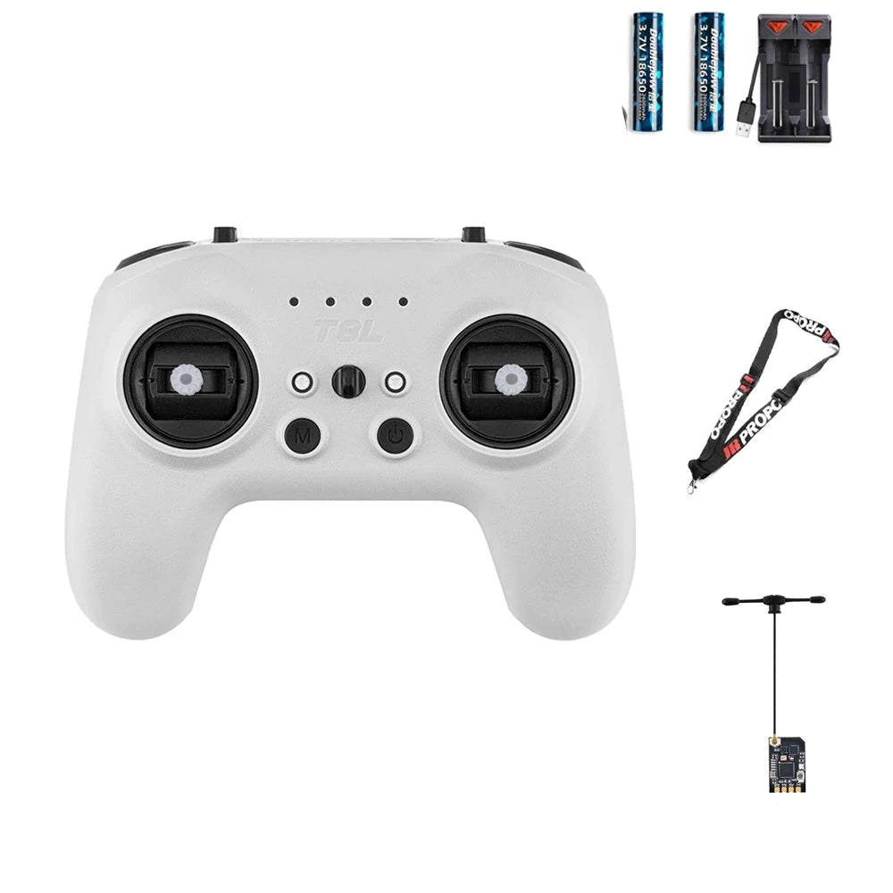 RadioMaster T8L Radio Transmitter - 2.4G ELRS 10CH X5 Hall Gimbal 10-100mW Wi-Fi Upgrade Remote Controller