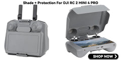 Protective Film for DJI Mini 3 /3 Pro Mini 4 Pro HD Glass Screen Protector Anti-Scratch Screen Film RC RC 2 Remote Accessories - Thedroneflight