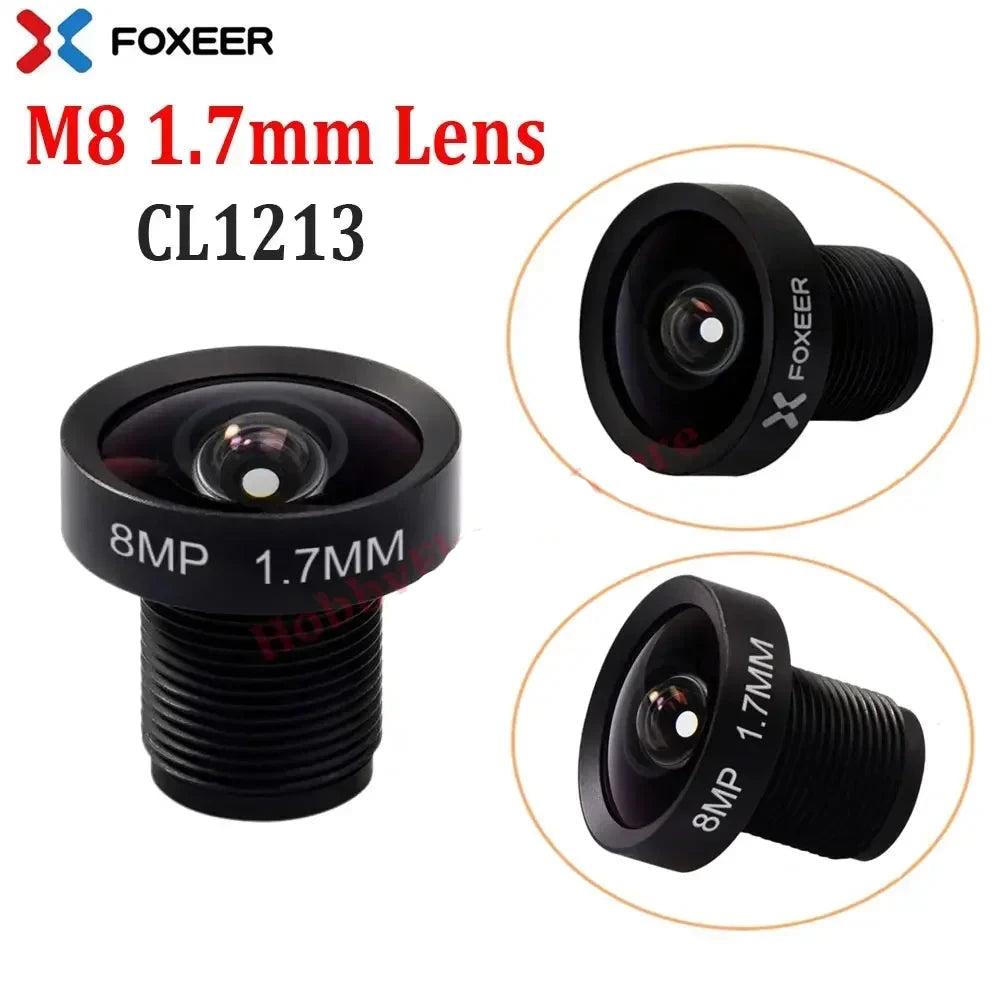 Original Foxeer Replacement Camera lens 1.7mm M8 Lens/5MP 1.8/2.1/2.5mm M12 Wide Angle Lens for Arrow/Predator/Falkor Camera