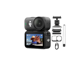 DJI Osmo Nano Digital Action Camera Standard Combo w/ 128GB 4K HDR Stabilized Video 10m Waterproof Dual Touch Screen Camera for Vlogging & Sports Camera