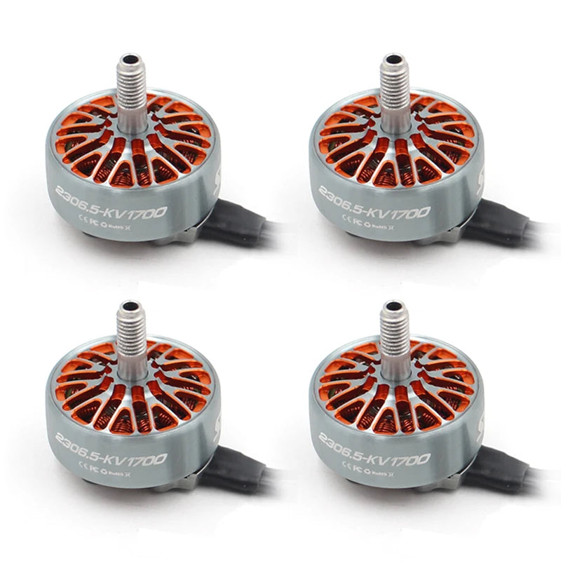 SPARKHOBBY XSPEED 2306.5 Pro 1700KV 2450KV Brushless Motor 3~6S Lipo 5mm Shaft Suitable for 5~6inch Propeller Racing Drones DIY - Thedroneflight