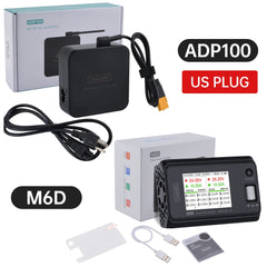 ToolkitRC M6D 500W Dual Channel Smart Charger - 1-6S LiPo Battery Charger with Power Supply
