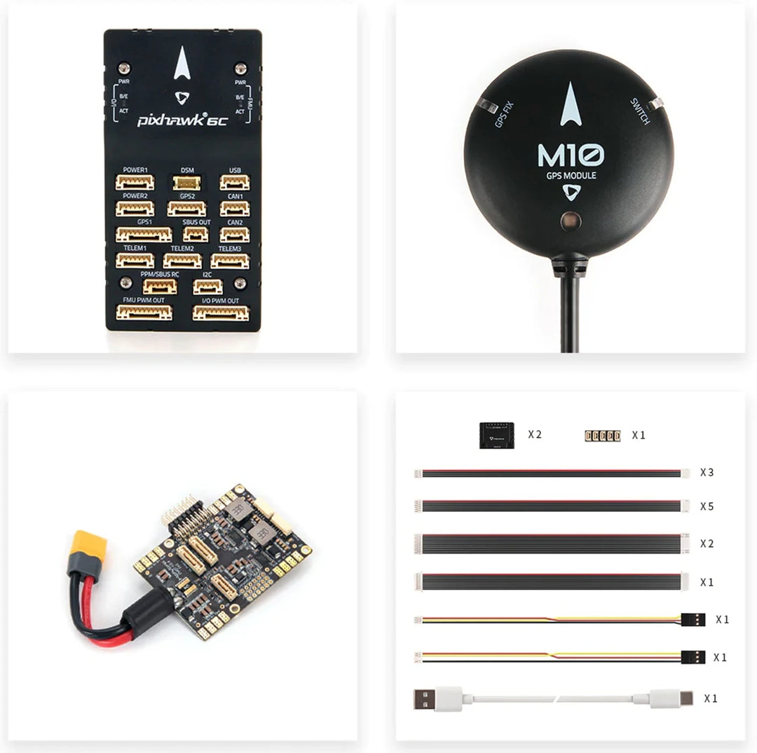 Holybro Pixhawk 6C Flight Controller — PX4/ArduPilot, Metal Shell, M10/M9N GPS Options - TheDroneFlight