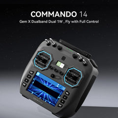 iFlight Commando 14 GemX 2.4G 900MHz Dual Band 1W ELRS Radio Transmitter Remote Control for RC FPV Drone