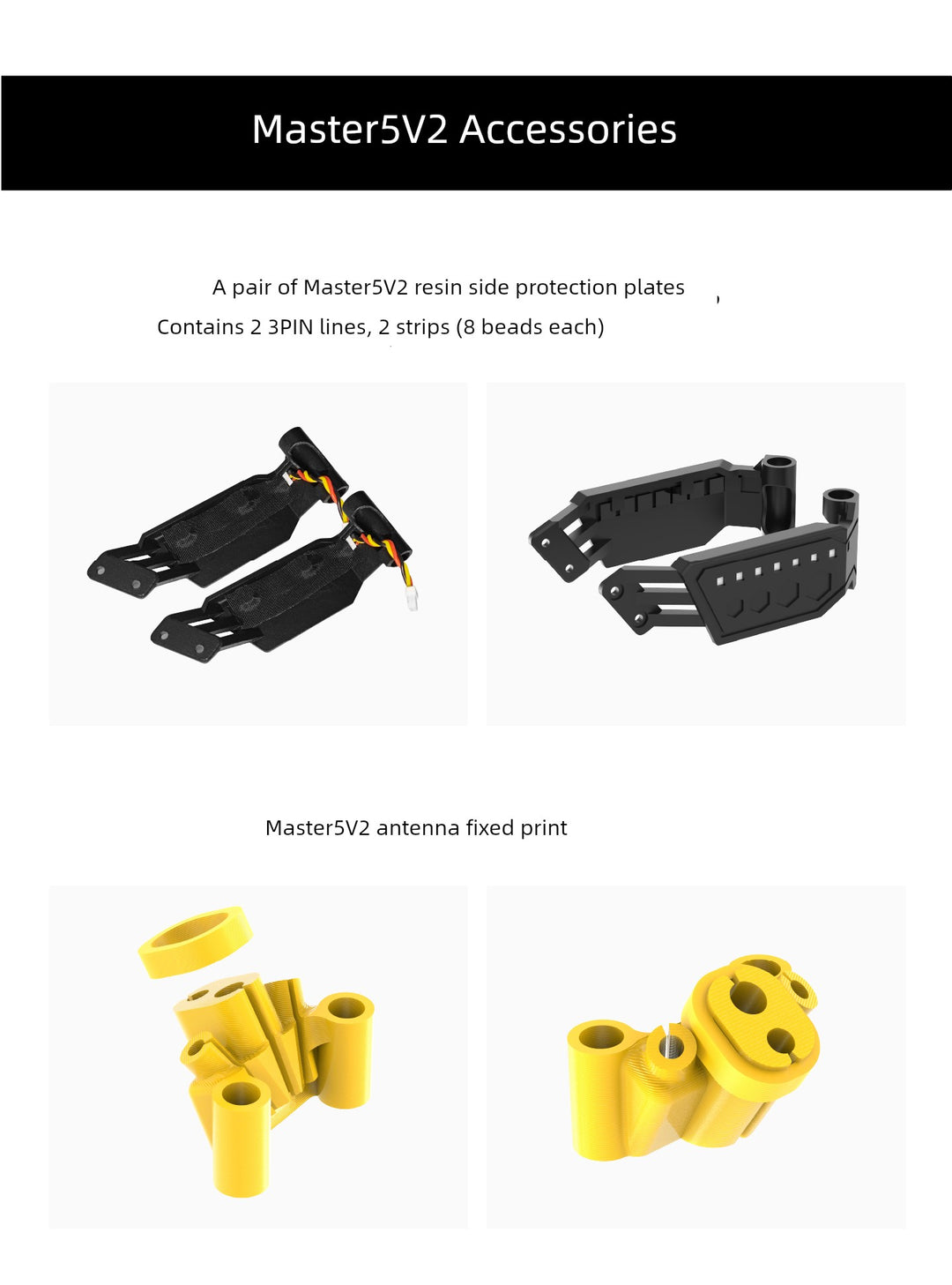 SpeedyBee Master 5 V2 Frame Accessories | O3 FPV Racing Drone Parts