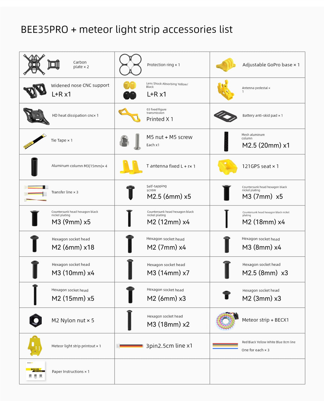Speedybee 3.5-Inch Rack Bee35 FPV Ducting Machine Crossing Machine Circle Machine Aerial Photography O3 Simulation