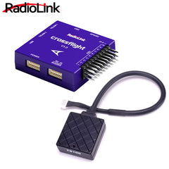 Radiolink Crossflight Flight Controller w/ Mini M8N GPS 10 PWM Channels for Drone Helicopter Airplane Car Boat Parts - Thedroneflight