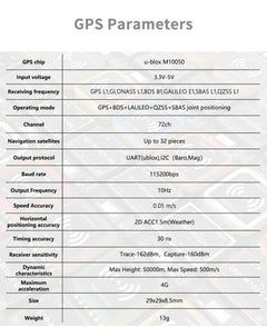 GEPRC GEP-M1025 Series GPS Module GEP-M1025 / GEP-M1025Q / GEP-M1025-DQ / GEP-M1025-MQ /GEP-M1025I /GEP-M1025-DI /GEP-M1025-MI - Thedroneflight