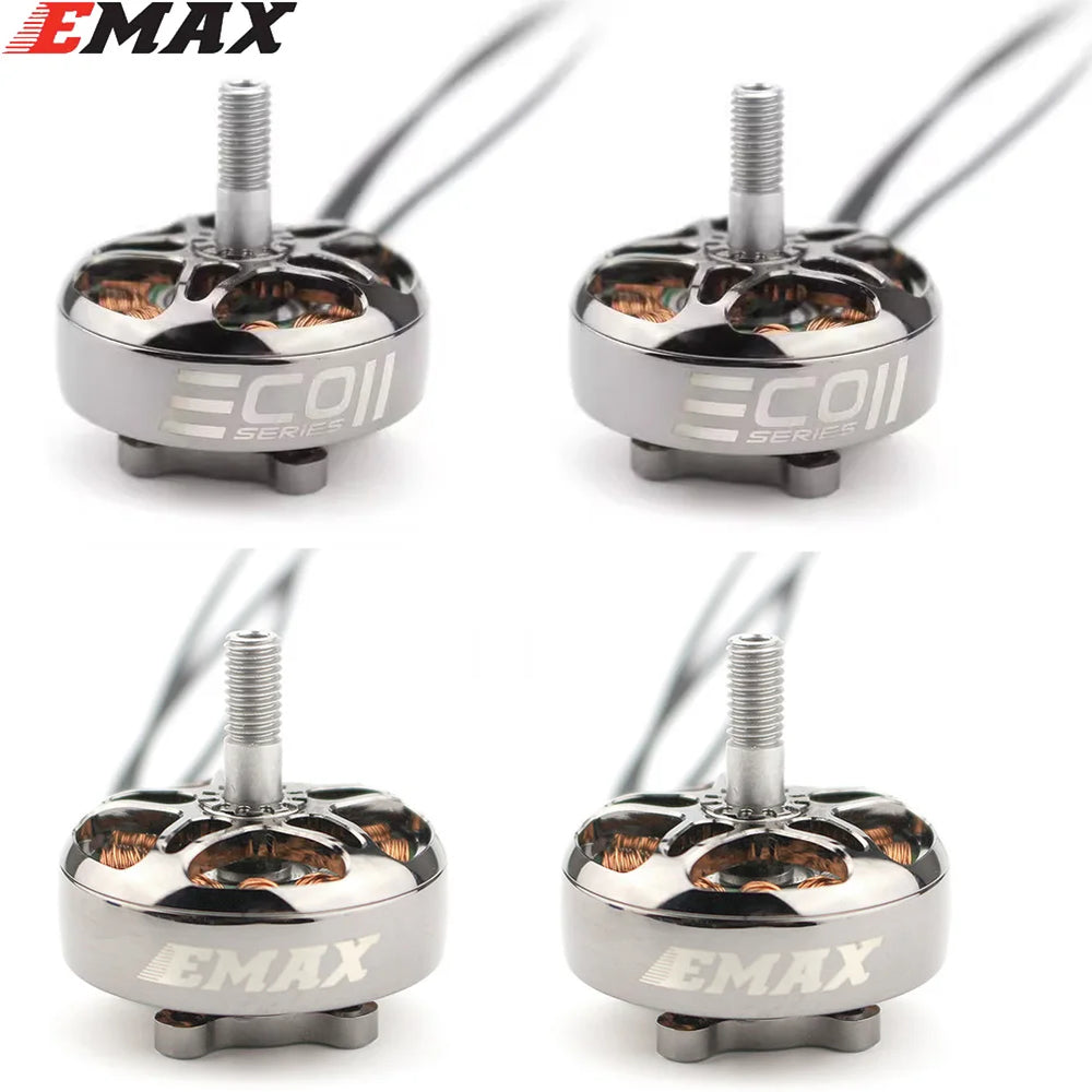 4pcs/lot EMAX ECOII Series eco ii 2807 6S 1300KV Brushless Motor For 7'' FPV Racing RC Drone Diy parts - Thedroneflight