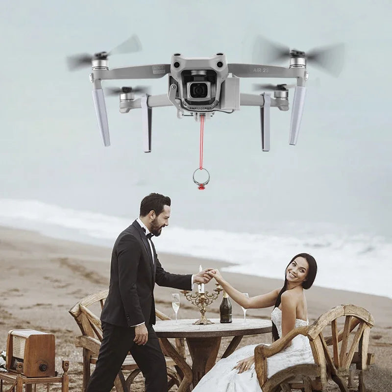 BRDRC Drop System for DJI Air 2S/Mavic Air 2 Airdrop Thrower Transport Device with Landing Gear Long Distance Deliver Accessory - Thedroneflight