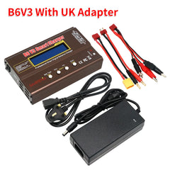 B6 V3 RC Balance Charger | 80W 6A & Power Adapter Options