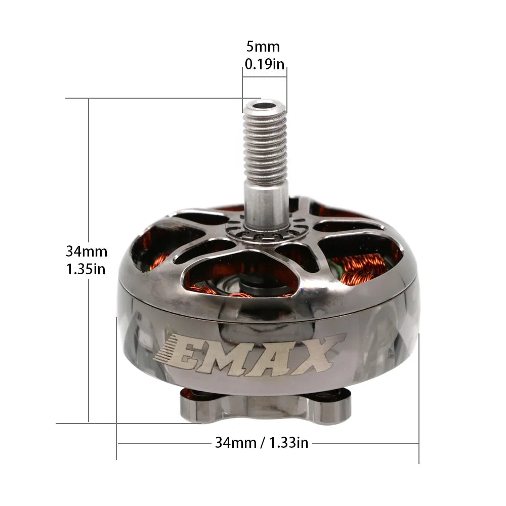 4pcs/lot EMAX ECOII Series eco ii 2807 6S 1300KV Brushless Motor For 7'' FPV Racing RC Drone Diy parts - Thedroneflight