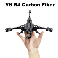 Y6R4 4" Carbon Fiber FPV Drone Frame Kit - 195mm Racing Freestyle